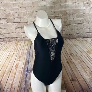Xhilaration black one price bathing suit size M
